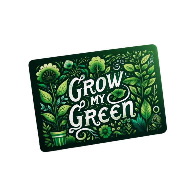 Die Grow my Green Gift Geschenkkarte