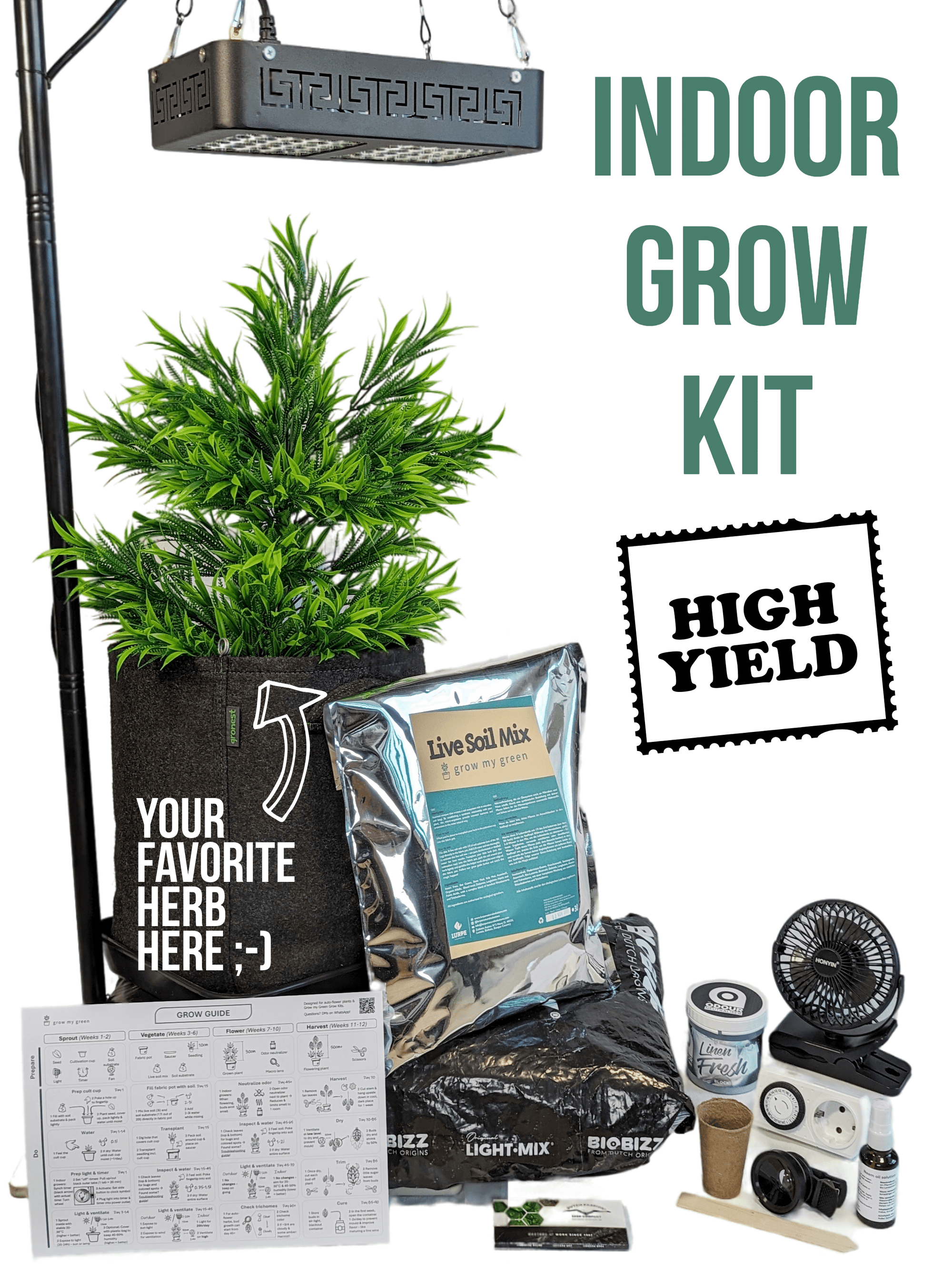 Indoor Grow Kit - High Yield